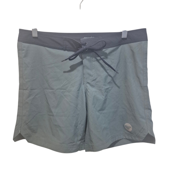 Roxy Board Shorts Womens Medium To Dye For Green Blue Swim Beach Surf Pool - Picture 1 of 4